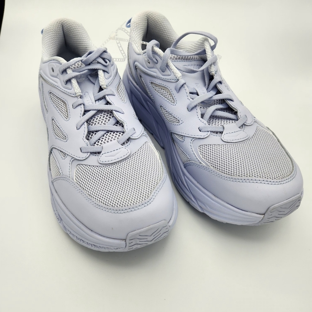 Hoka‎ One One U Clifton L Athletics Unisex US Womens 13 Mens 12 Ether / Mirage